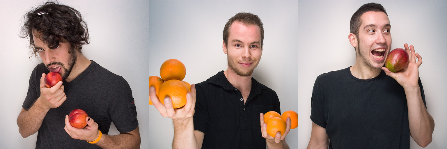 Fruits, portraits