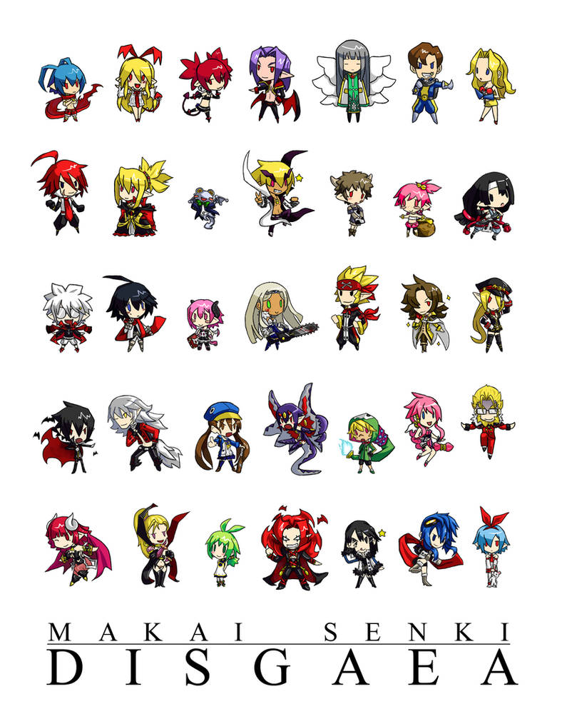 Makai SD Disgaea by shadowdancer09