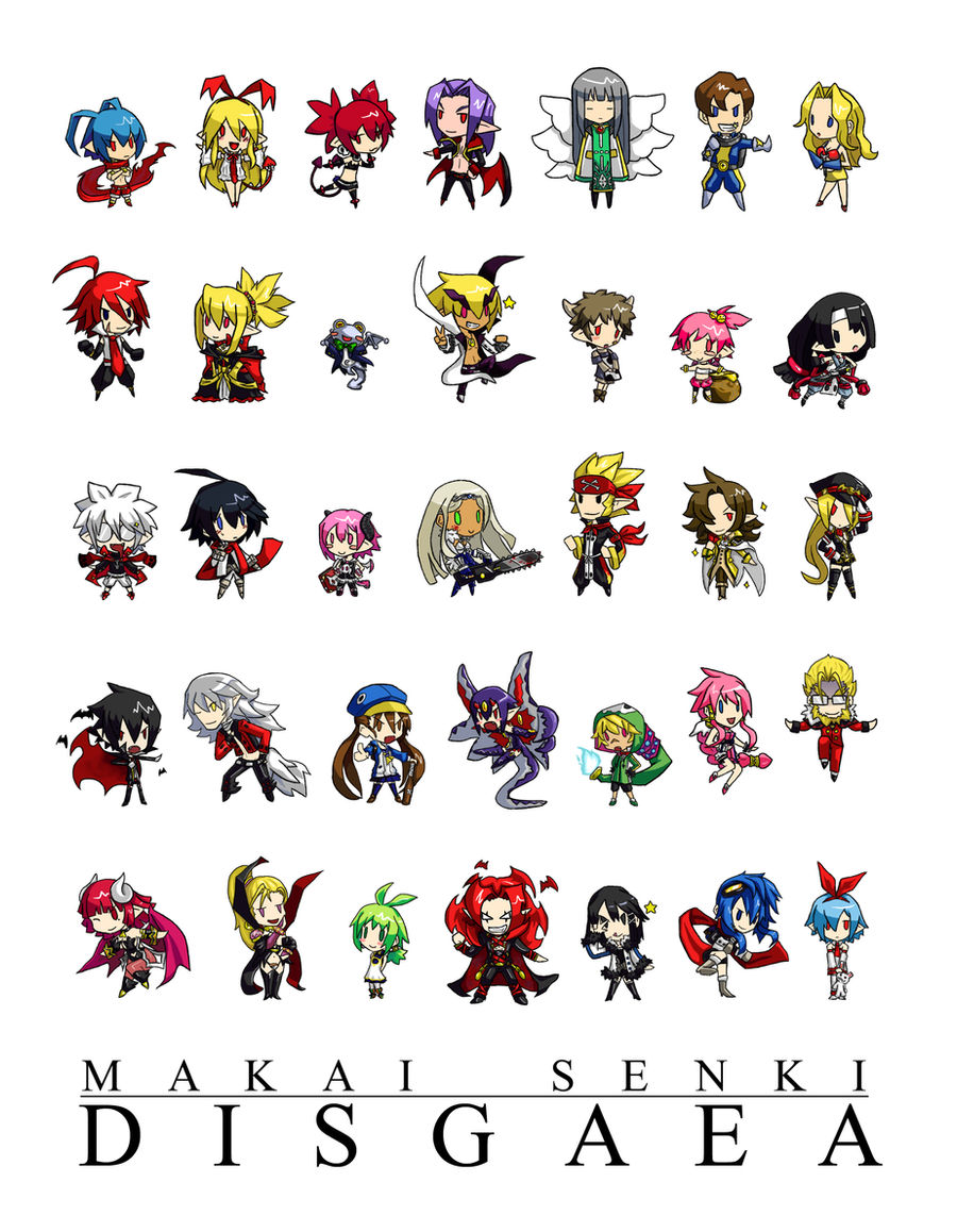 Makai SD Disgaea by shadowdancer09