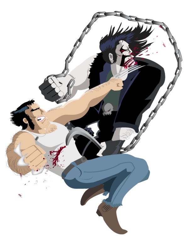 Wolverine versus Lobo