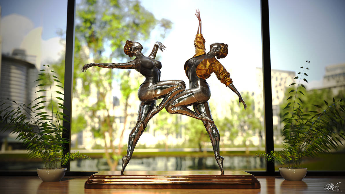 The captivating Ballerina Twins from Atomic Heart
