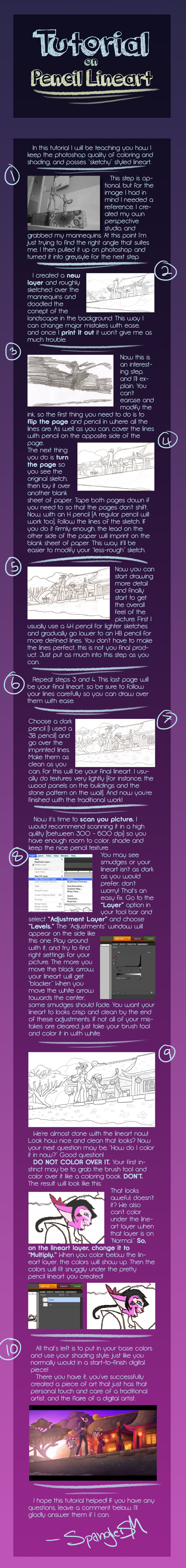 Tutorial - Pencil Lineart