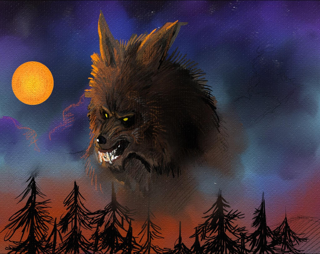 werewolf forest by terminator7000 on DeviantArt