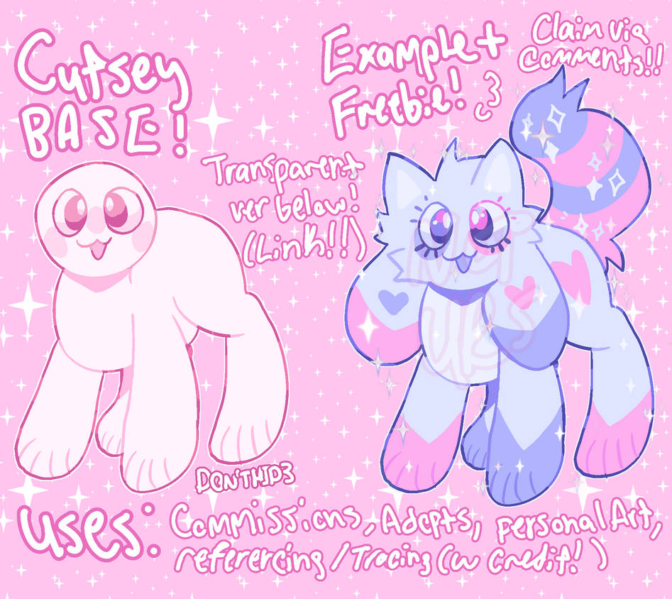 {{CUTSEY BASE}}{{F2U}} by Constallize on DeviantArt