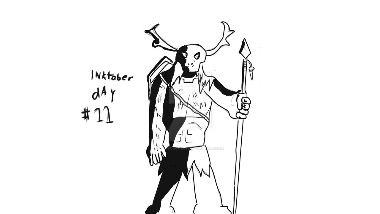 Inktober day #11: Spear