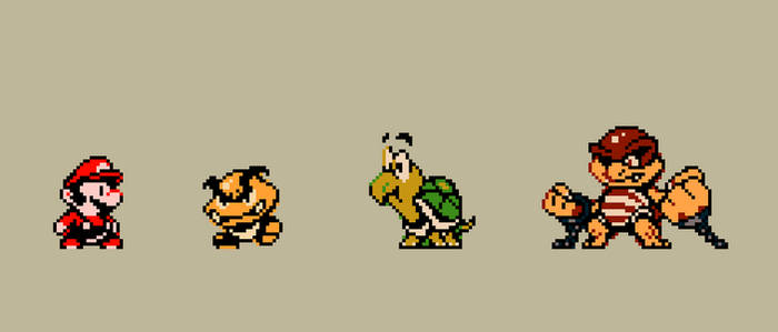 random Mario bros 3 sprites