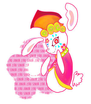 pink psycho rabbit AI