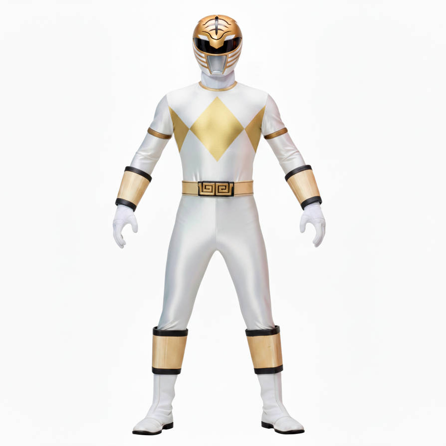 White Power Ranger without Shield by dbartoche on DeviantArt