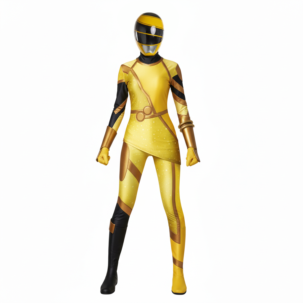 Solar Ranger Pose Yellow Solar Ranger by dbartoche on DeviantArt