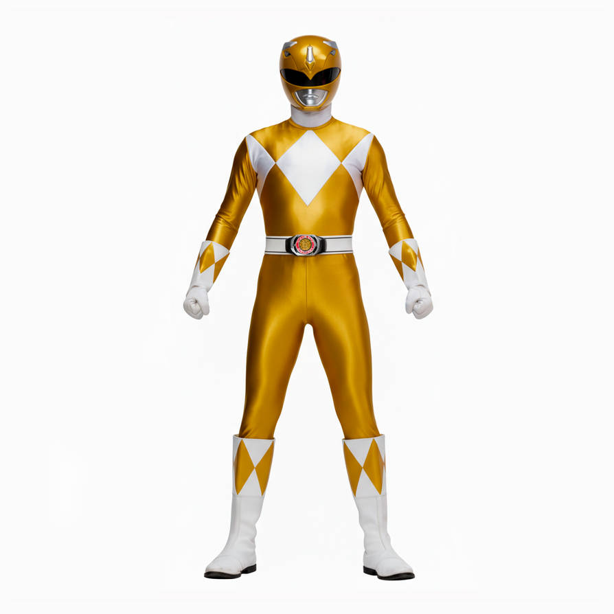 Gold Power Ranger by dbartoche on DeviantArt