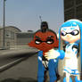 Squid Girl Comforts Marcus