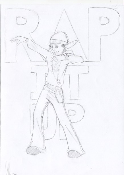 Elf Rapper by miriamartist on DeviantArt