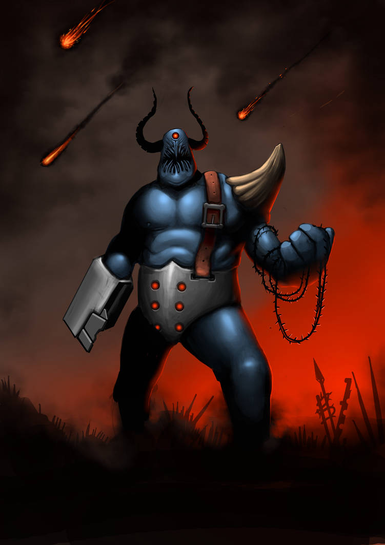 Blue Demon by Mueslimensch Blue Demon by Mueslimensch