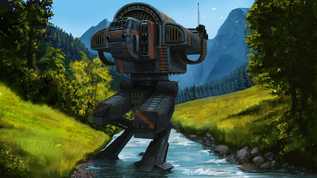 Forest Mech by Mueslimensch on DeviantArt