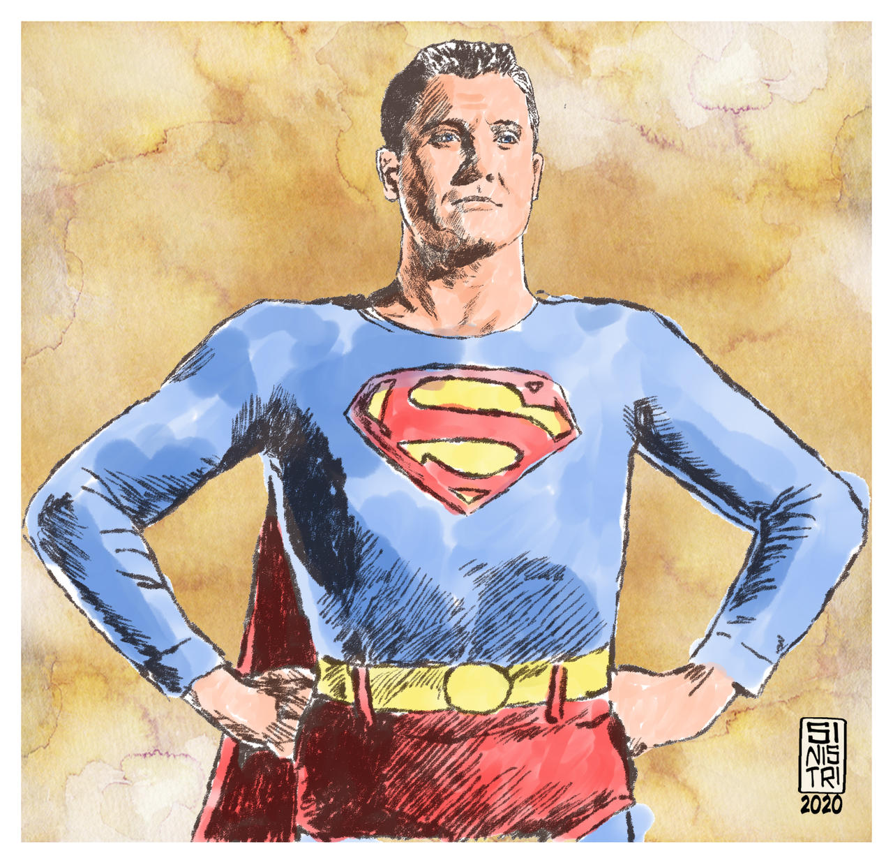 Superman - George Reeve by sinistri on DeviantArt