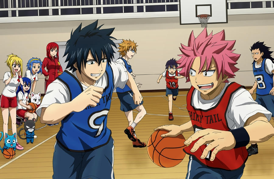 Fairy Tail Basketball by magicmonkey587 on DeviantArt