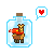 Bottle Super llama badge