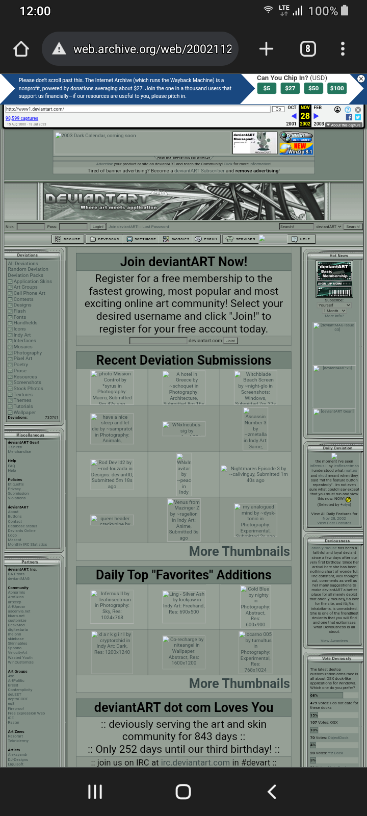 Deviantart Founder Wayback Deviantart 28 Nov 2002 by dooldlevn on DeviantArt