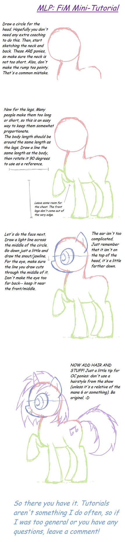 Mlp Drawing Format How to draw MLP: FiM by DawnMistPony on DeviantArt