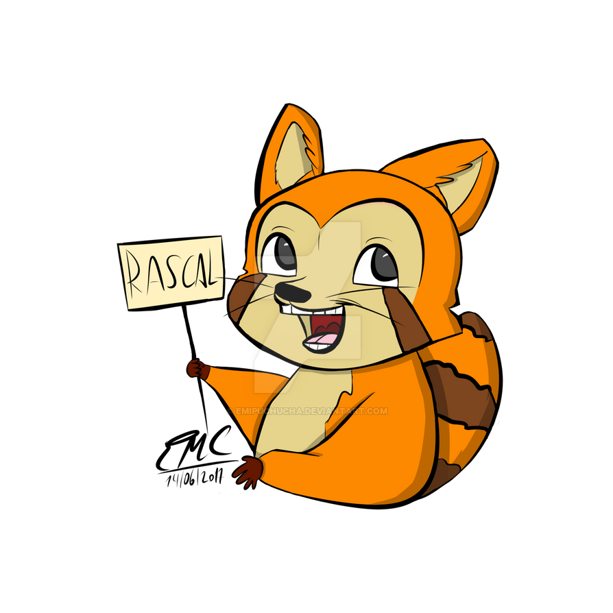Rascal el mapache by Emipuchucha on DeviantArt