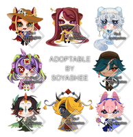 Chibi Adopts [AUCTION OPEN 8/8] by soyashee