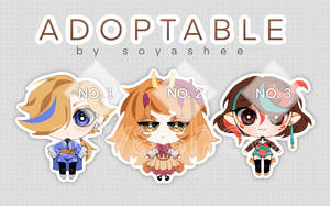 Chibi Adopts [AUCTION OPEN 3/3] by soyashee