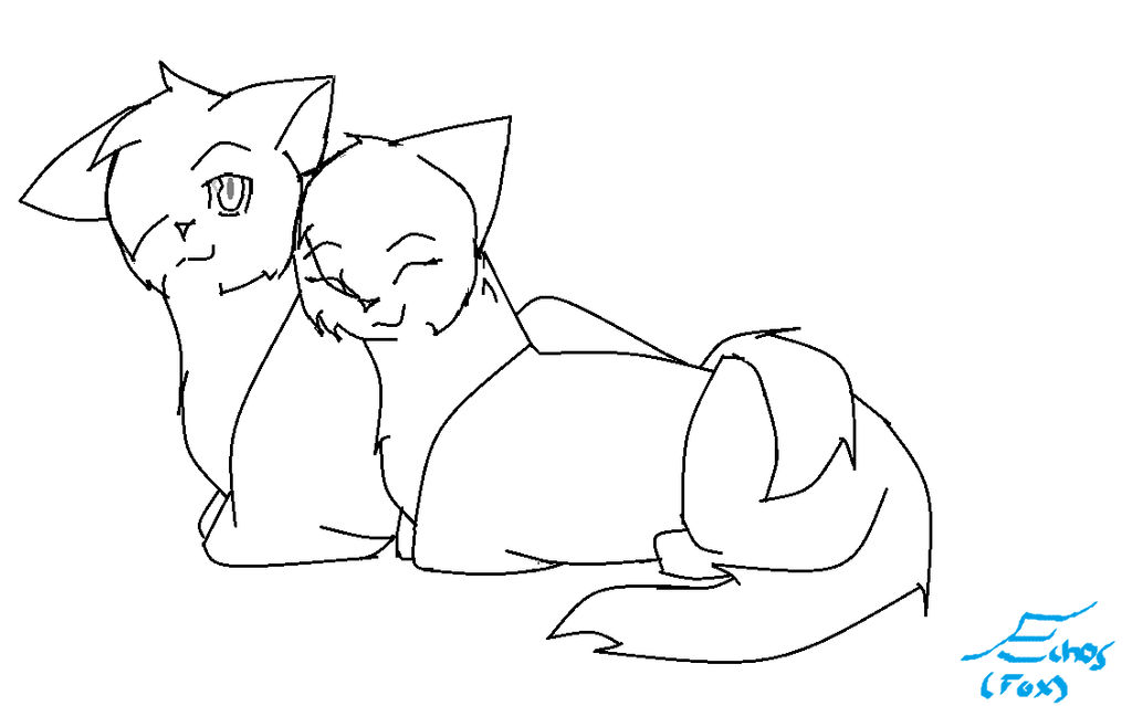 Warrior Cats Couple Base By Echosoncelost On Deviantart Warrior Cats Couple Base By Echosoncelost On Deviantart