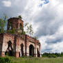 Ruins of a church stock #9