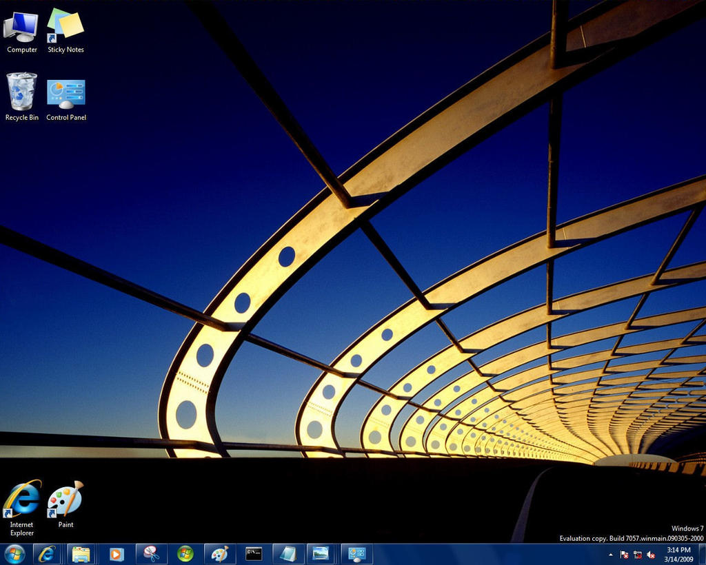 My Windows 7 7057