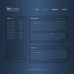 BioEncoder Website - journal