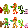 Super Smash Bros Sprite by Totototo