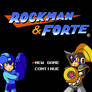 Rockman and Forte Famicom Title Screen