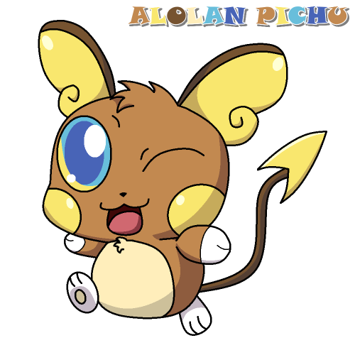 Aloha Pychu Alolan Pichu by leeseongjae620 on DeviantArt