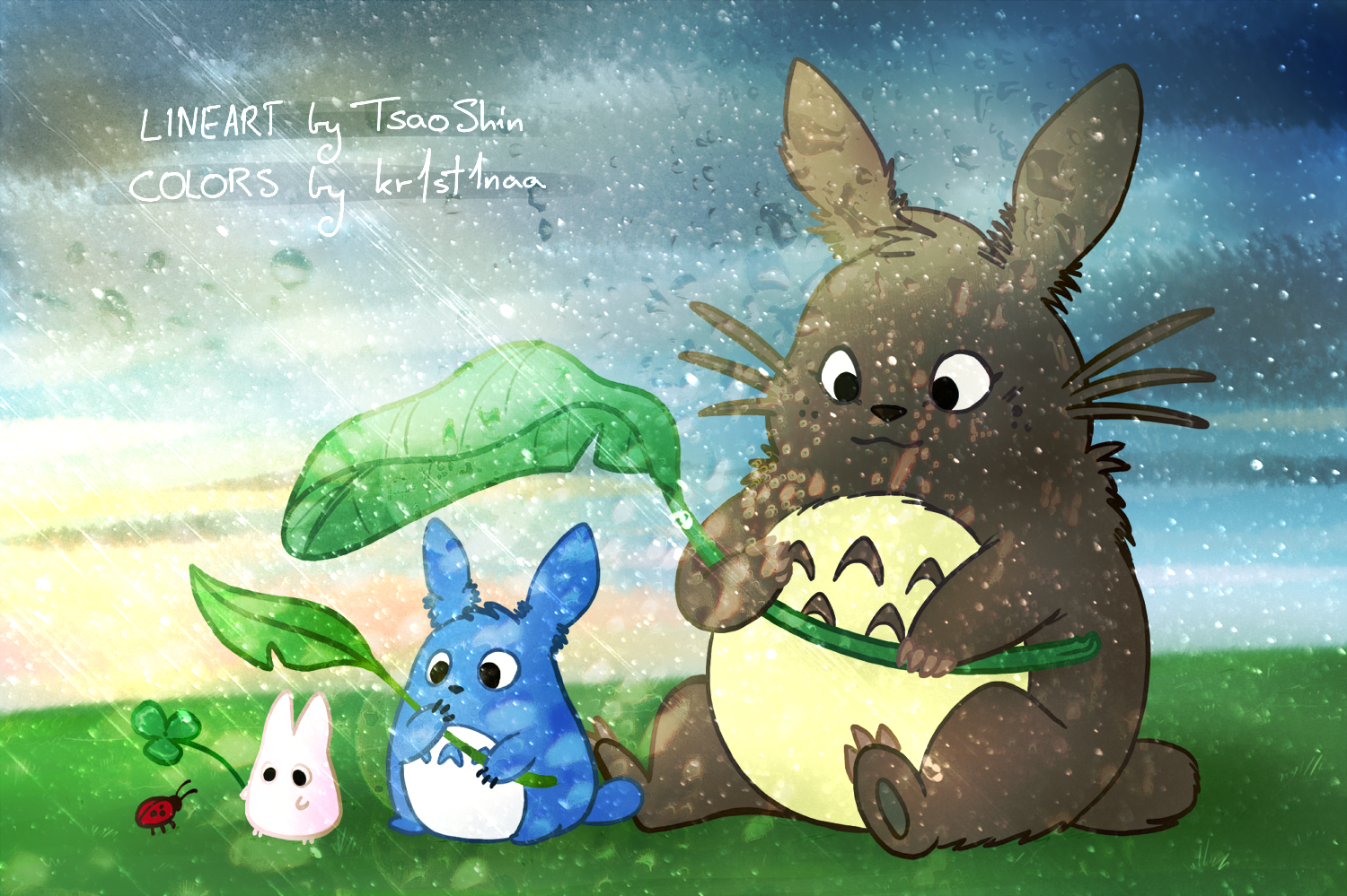 Paint-along 4# Totoro