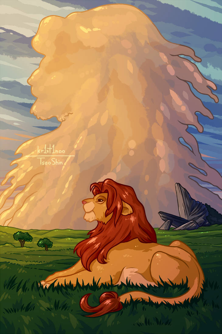 Paint-along 13# Lion King by kr1st1naa Paint-along 13# Lion King by kr1st1naa
