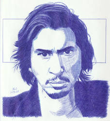 Adam Driver in Blue by Enlee-Jones