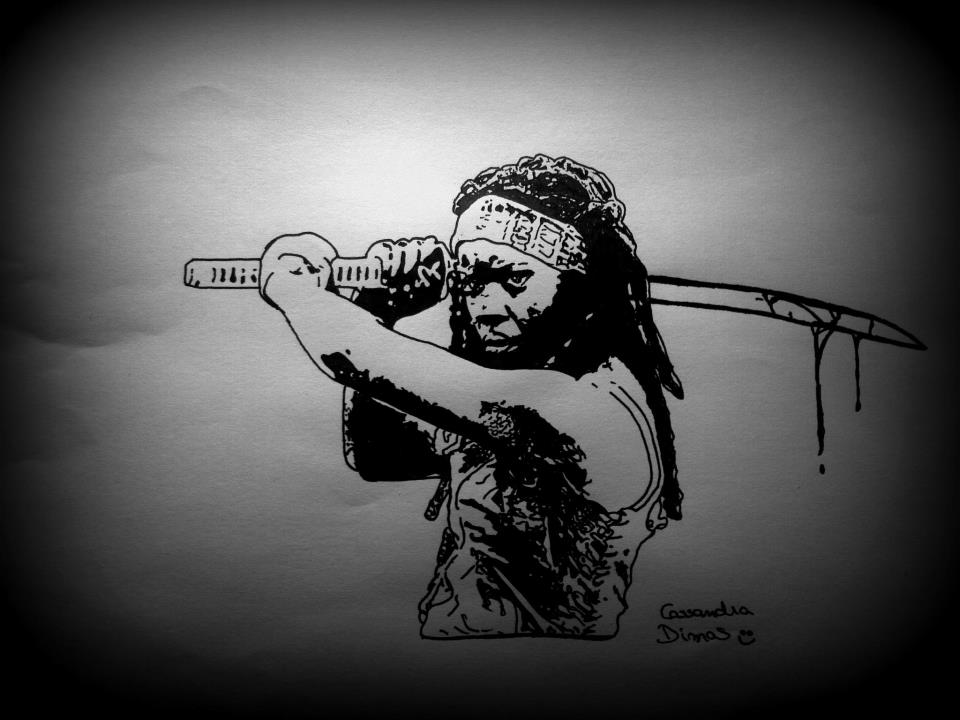 Michonne from amc's the walking dead