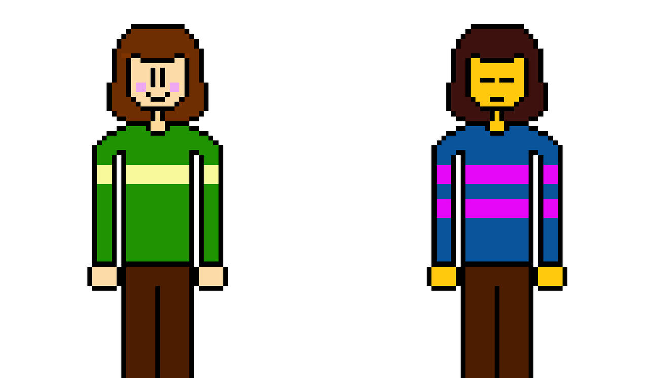 Choose the tf: Chara and frisk 1 by DrownedSin on DeviantArt