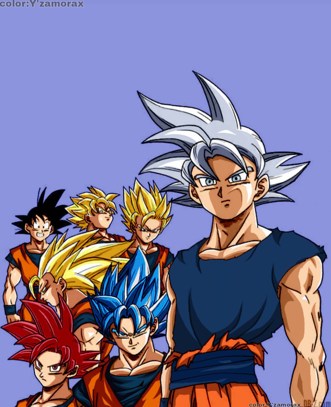 Goku y todas sus fases Goku ultra instinto by Yzamorax on DeviantArt Goku y todas sus fases Goku ultra instinto by Yzamorax on DeviantArt
