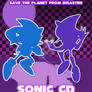 Sonic CD Vector Poster