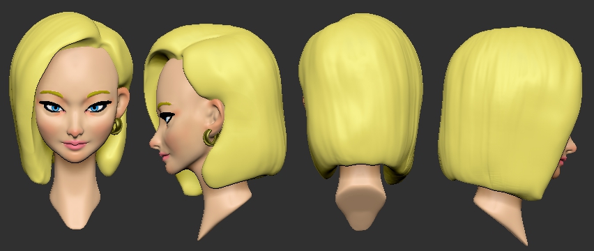 Android 18 Head Sculpt