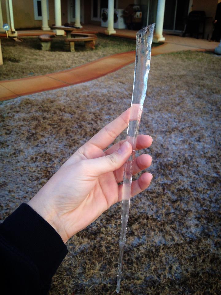 Now That's an Icicle!