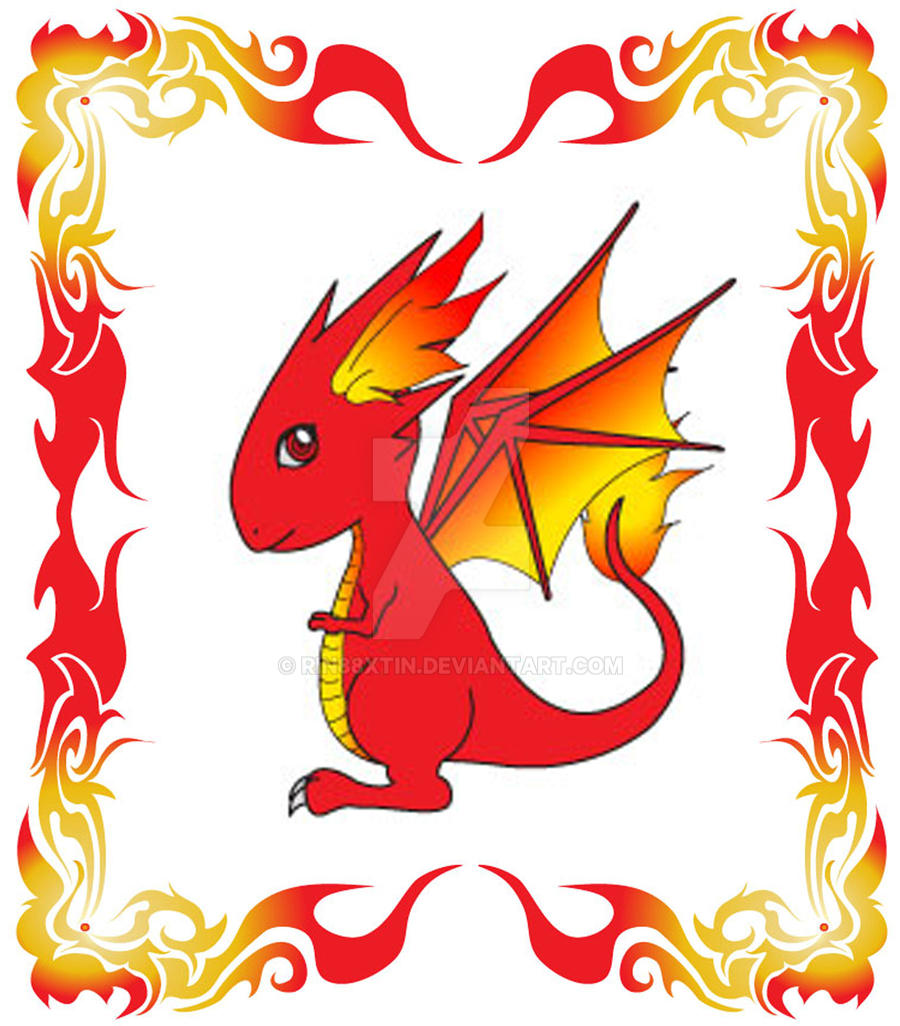 Chibi Fire Chibi Fire Dragon by Rin88Xtin on DeviantArt