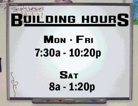 Building Hours Slide