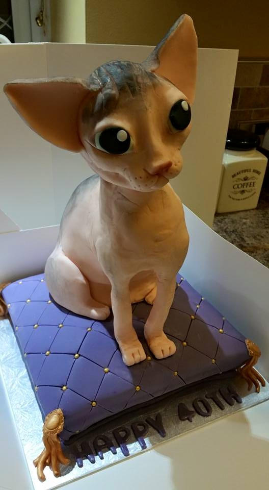 Shinx Cake Sphinx Cat Cake by lupuswynnejones on DeviantArt