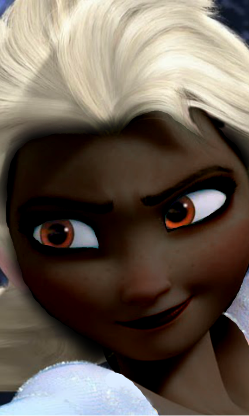 Black online elsa doll