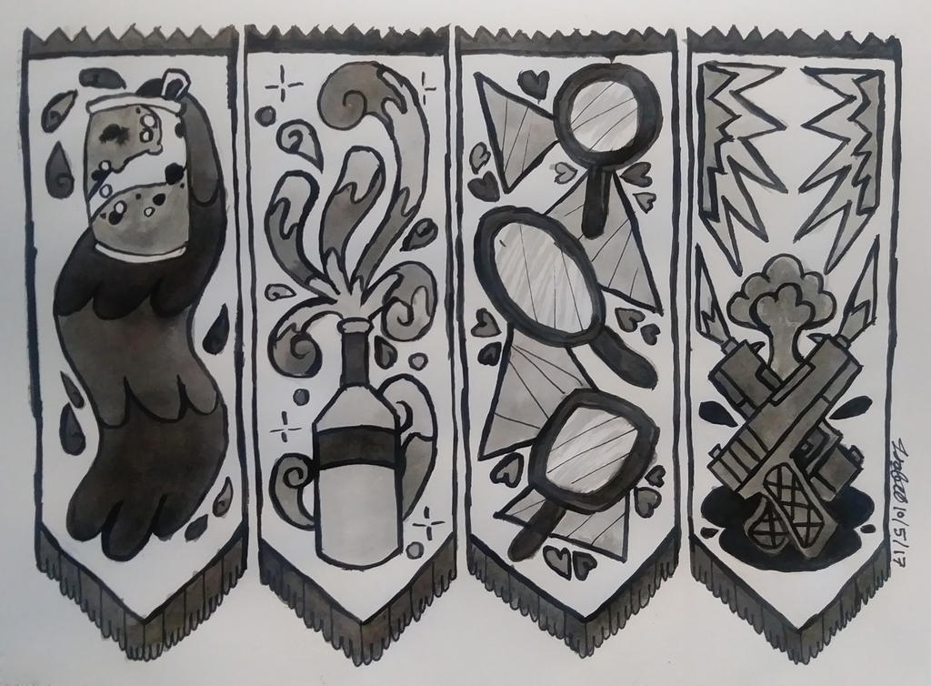 Inktober and Eddtober (Day 5) - Long Symbols