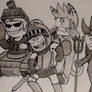Inktober/Eddtober (Day 6) - Heroes Led by a Sword