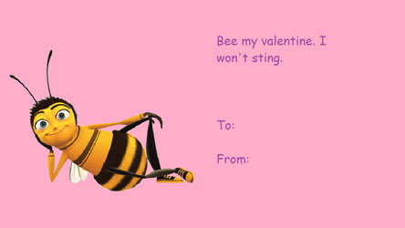 Bee Movie Valentine Card