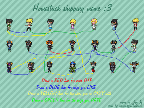 Homestuck shipping meme